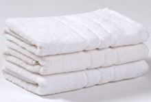 Towel and bath towel KLASIK white