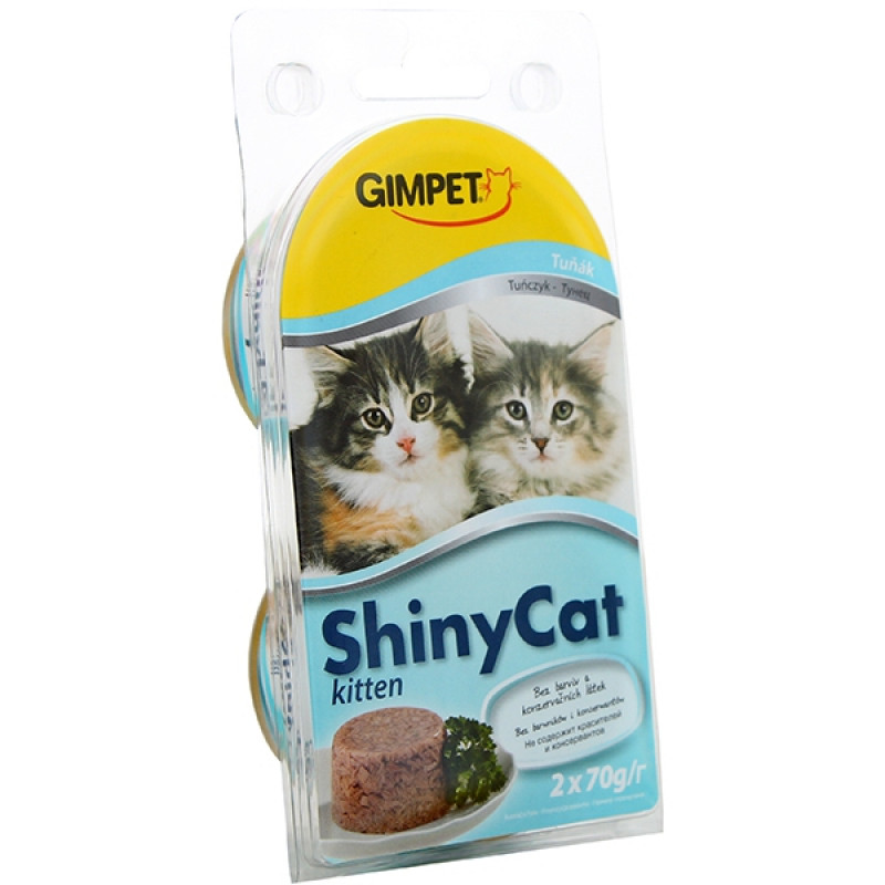 GimPet ShinyCat Kitten tuna 2x70g