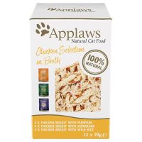 Applaws Selection pouches for cats chicken selection 12x70g