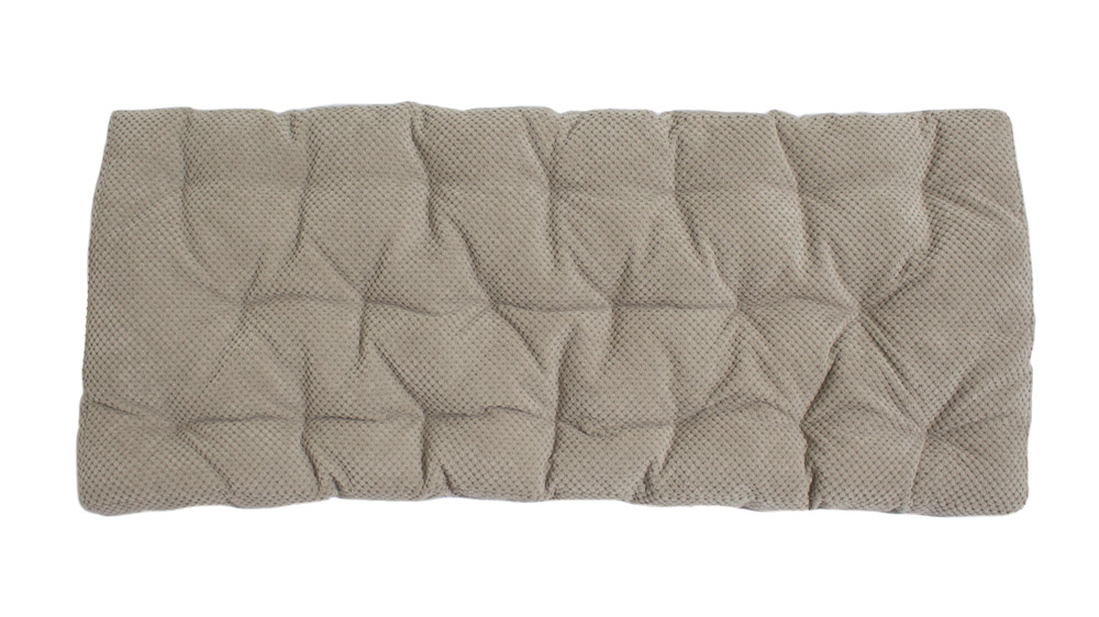 Pillow with velcro for a large Rajen bench