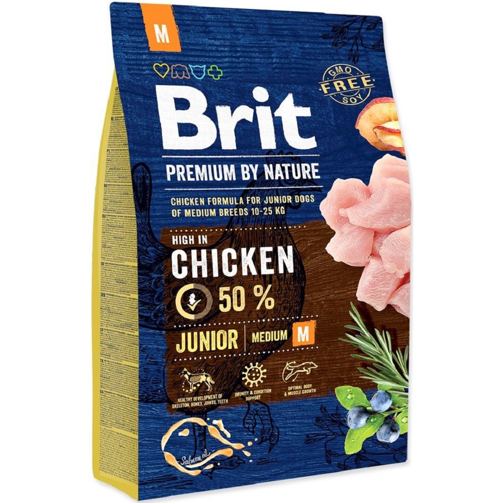Brit 3kg Premium Nature Junior M