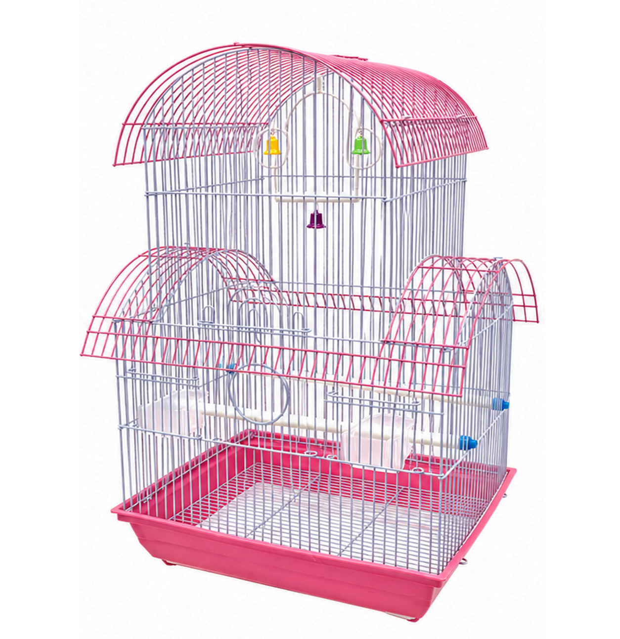 Cage with a swing medium yellow