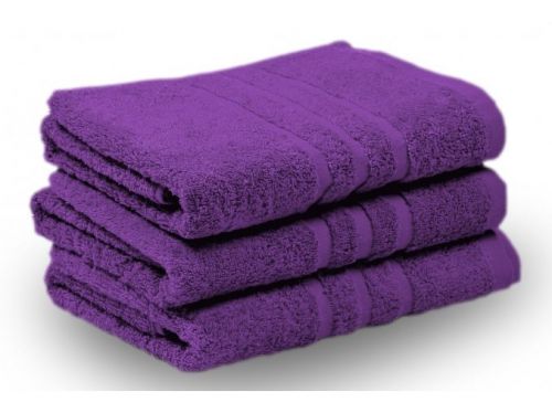 KLASIK PROUŽEK towel and bath towel purple