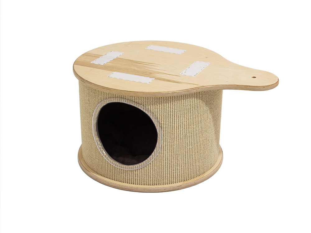 Rajen sisal cat house with column attachment