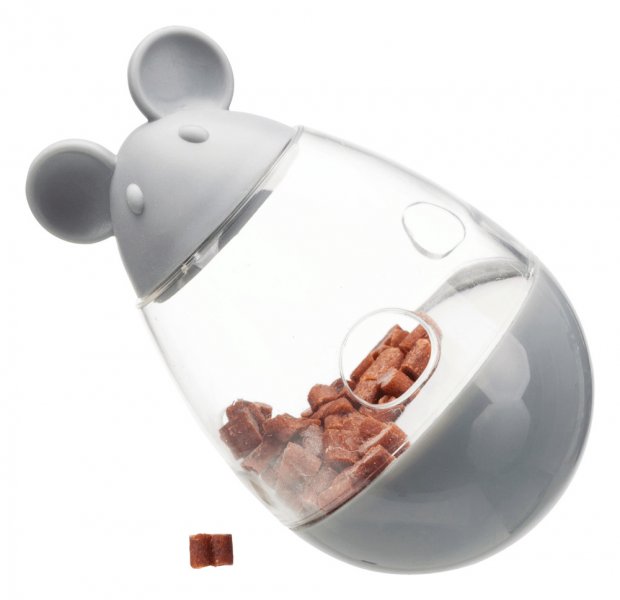 Cat Activity Snack Mouse, mouse for treats, plastic, 9cm