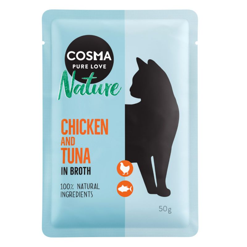 Cosma Nature chicken breast & tuna 50g