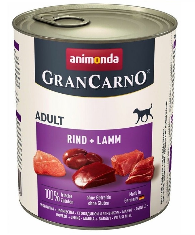 Animonda Gran Carno Adult hovězí & jehněčí 800g