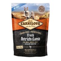 Carnilove Fresh Adult Dog Small Breed Ostrich &amp; Lamb 1,5kg