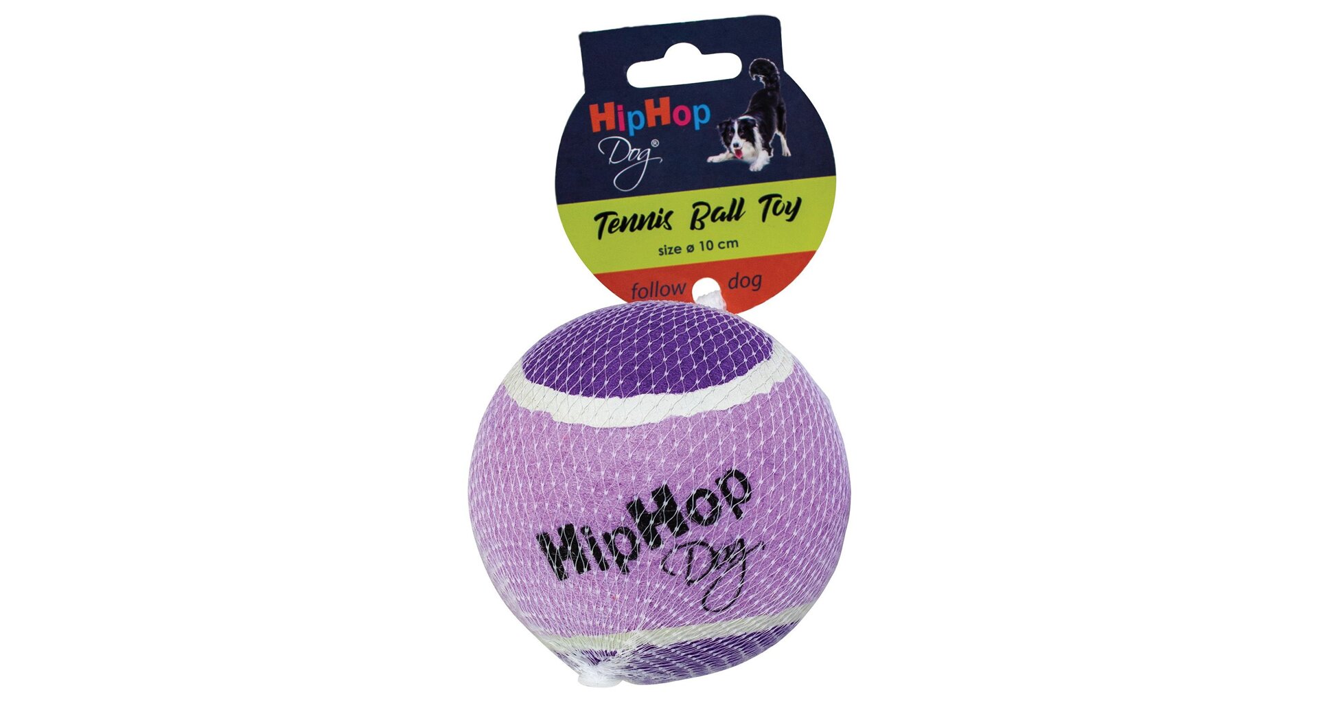 Velký tenisový míč 10 cm HIPHOP DOG
