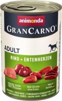 Animonda Gran Carno Adult hovězí &amp; kachní srdce 400g