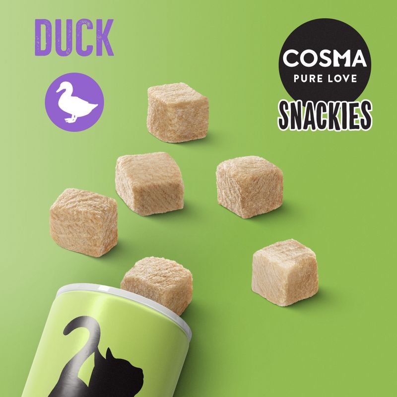 Cosma dried cat snacks duck 21g
