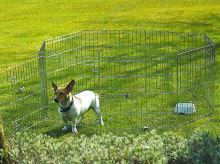 Rajen ohrádka pro psy Dogland L (8 dílů o velikosti 90x60cm)