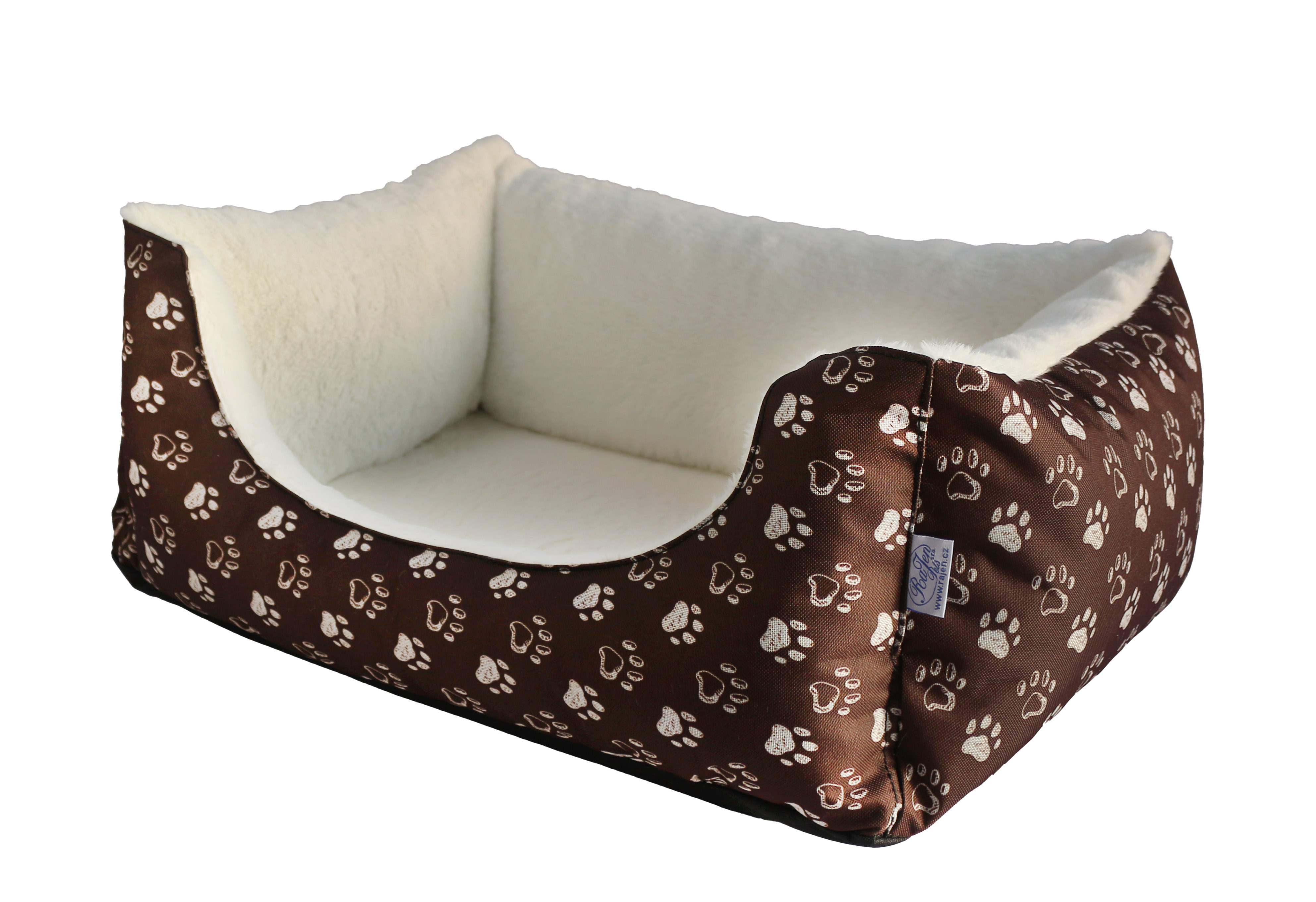 Rajen dog bed lined with plush 64x40cm, theme P-24/K-43 (1)