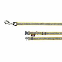 Trixie Collar with leash XS-S 22-35cm / 1cm 1,2m gray-yellow
