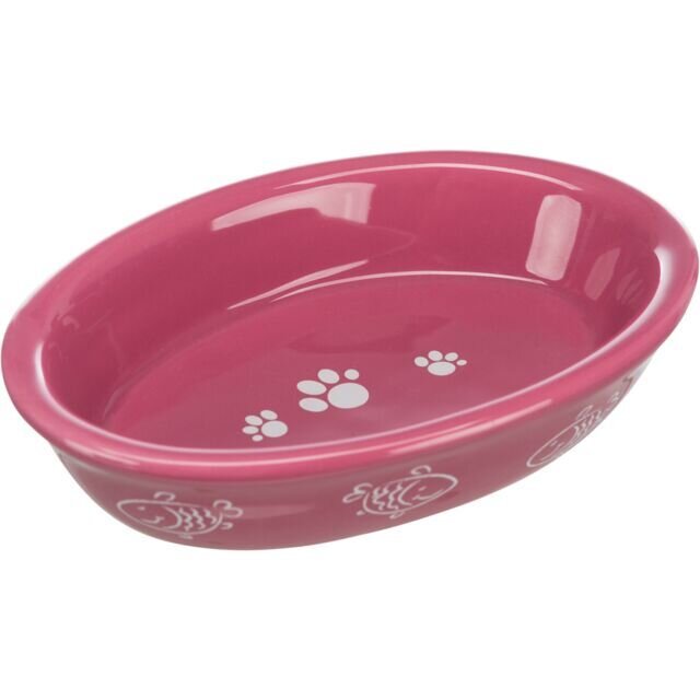 Trixie ceramic bowl oval 0.2l 15x10cm