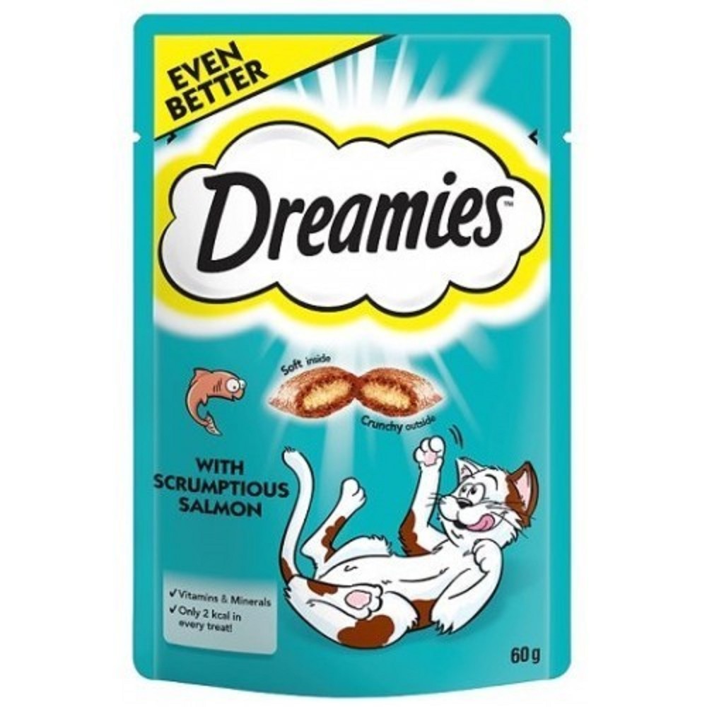 Dreamies cat with salmon 60g / 6pcs