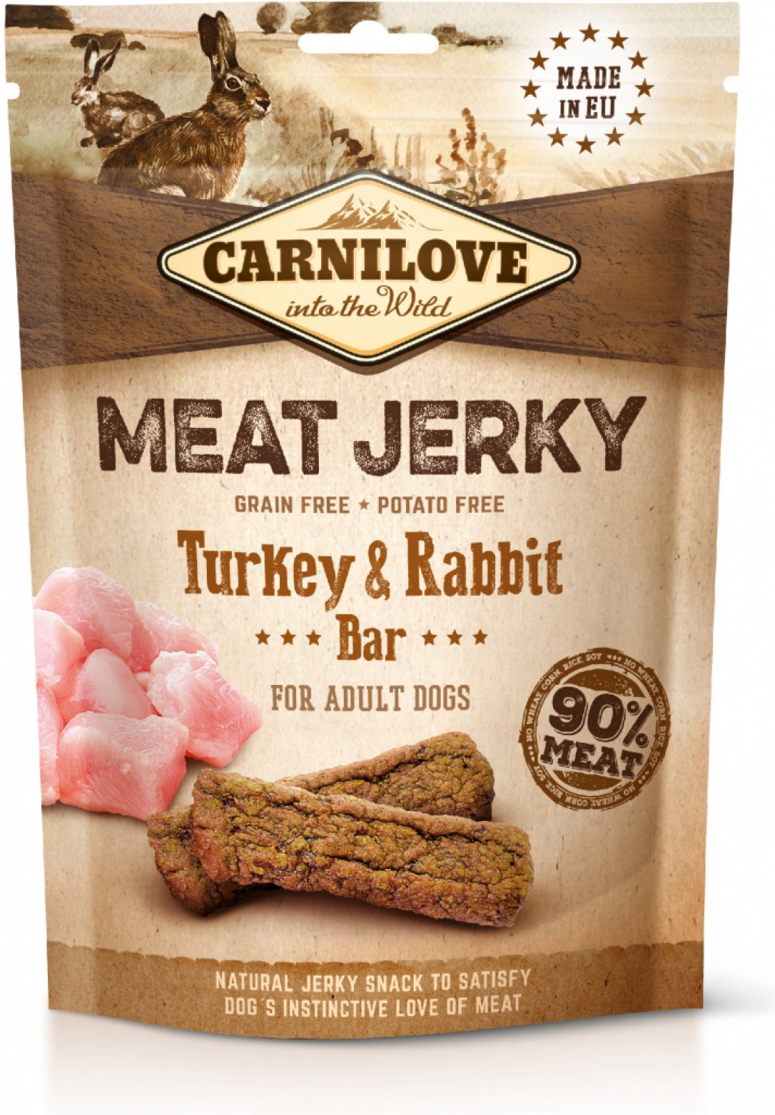 Carnilove Jerky Rabbit & Turkey Bar 100g