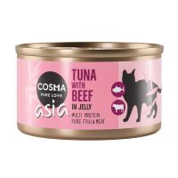 Cosma Thai/Asia tuňák s hovězím v želé 85g