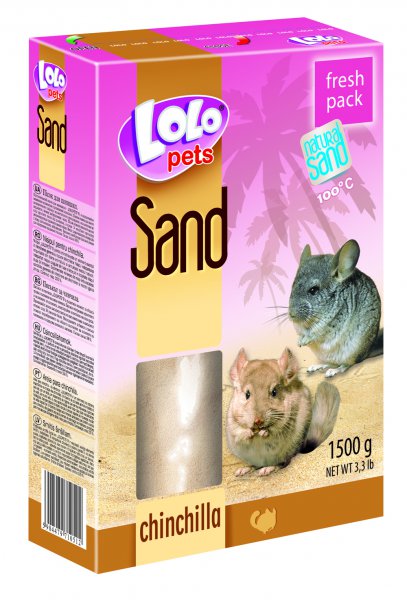 Lolopets sand for chinchilla 1500g
