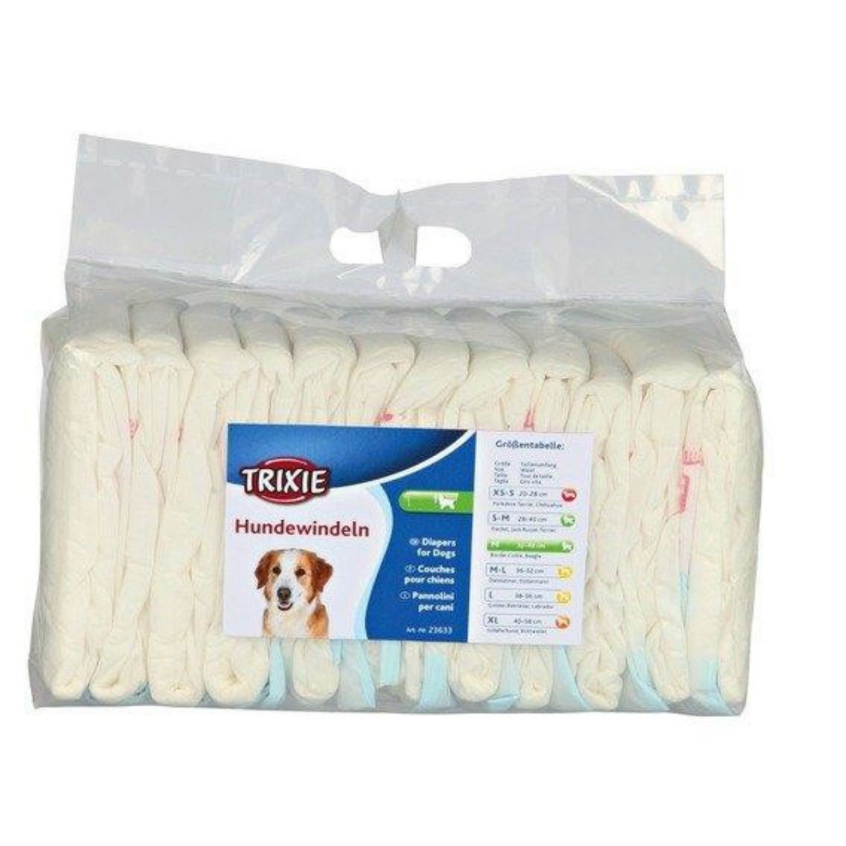 Trixie paper diaper size ML 12pcs