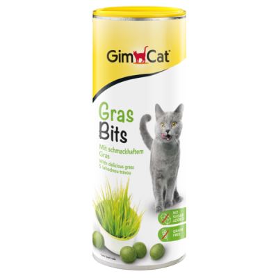 GimCat Gras Bits tablety s kočičí trávou 425g