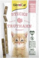 GimCat Sticks Kitten krocan &amp; vápník 3x3g