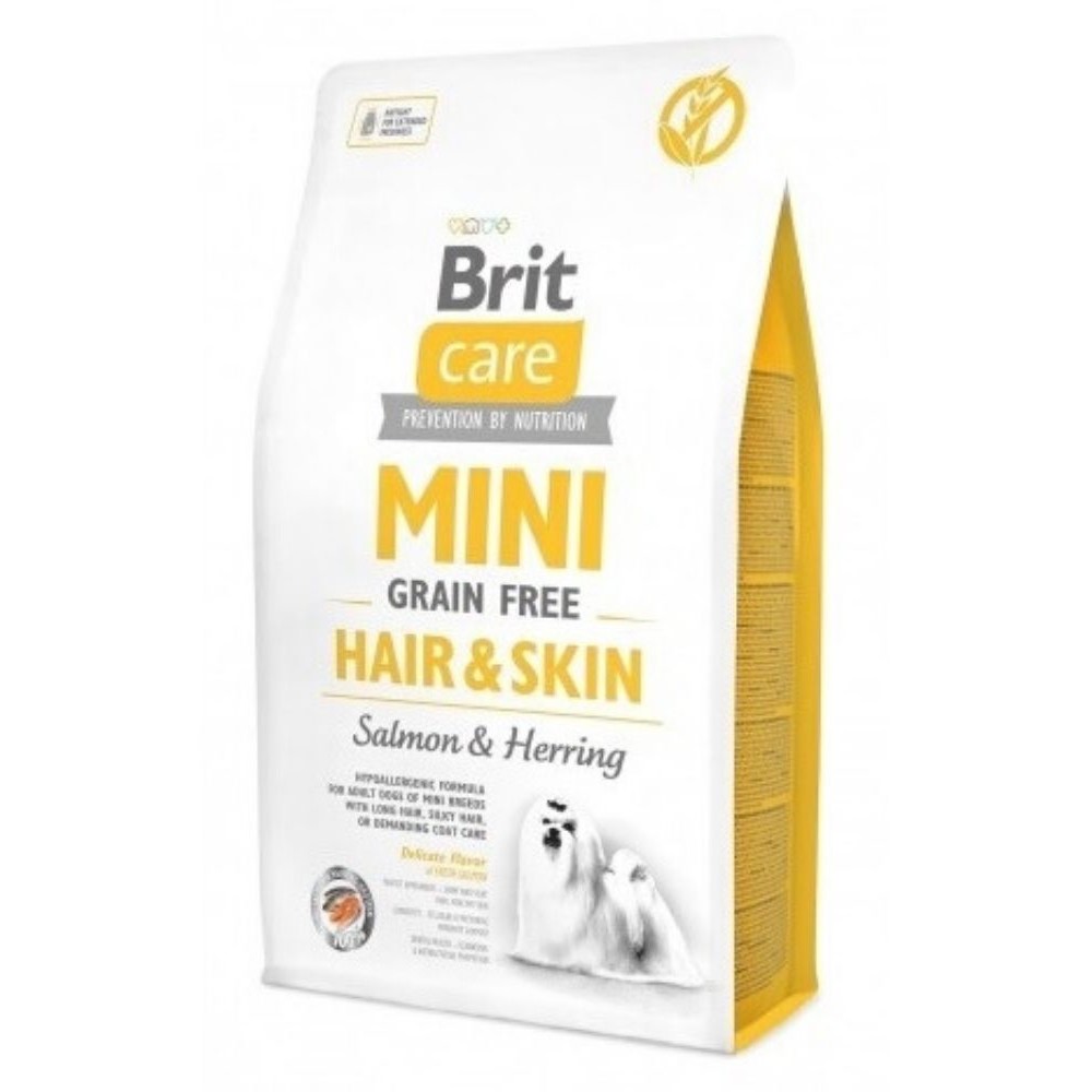 Brit Care Mini Grain-Free Hair & Skin Salmon & Herring 7kg