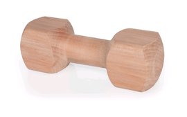 Dřevěná činka aport 15cm, 125g