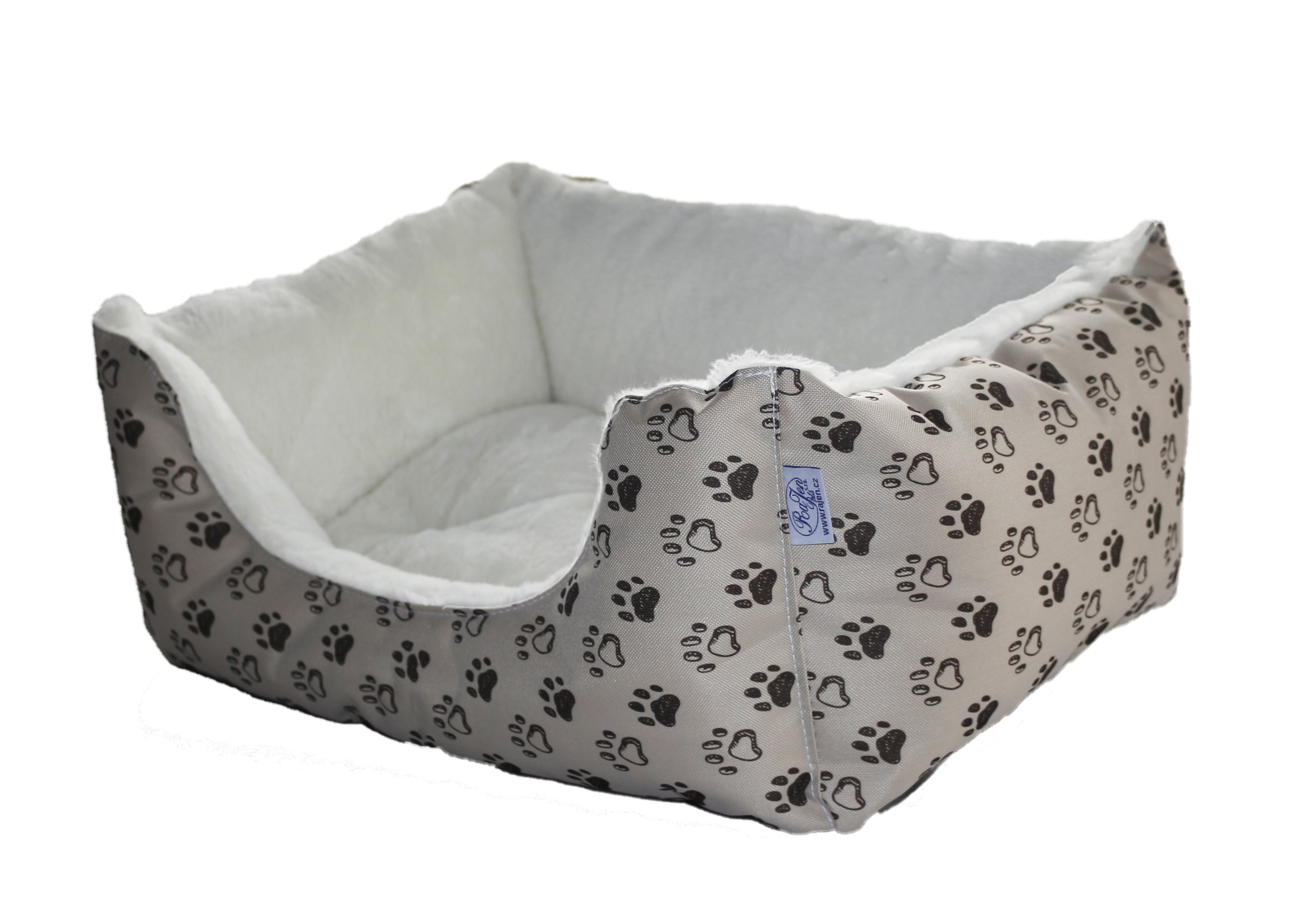 Rajen dog bed lined with plush 64x40cm, theme P-23/K-43