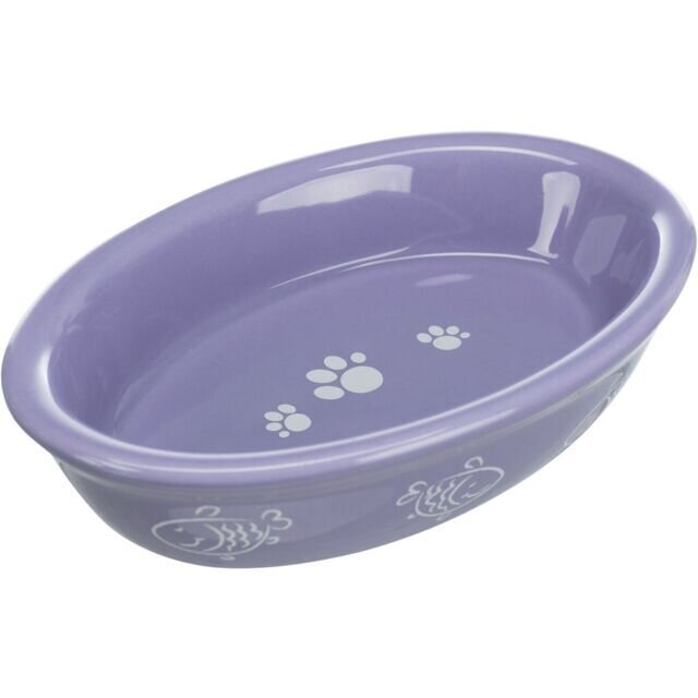 Trixie ceramic bowl oval 0.2l 15x10cm