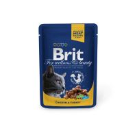 Brit Premium Cat Pouches kuře &amp; krůta 100g
