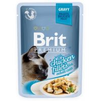 Brit Premium Cat Chicken Fillets &amp; Gravy 85g