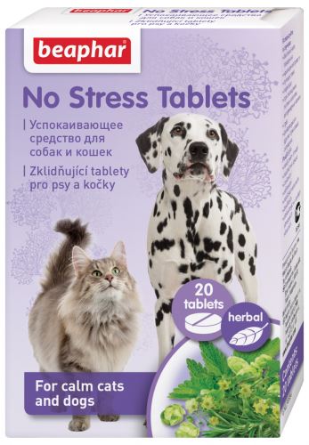 Beaphar No Stress tablets for dogs and cats 20 tablets