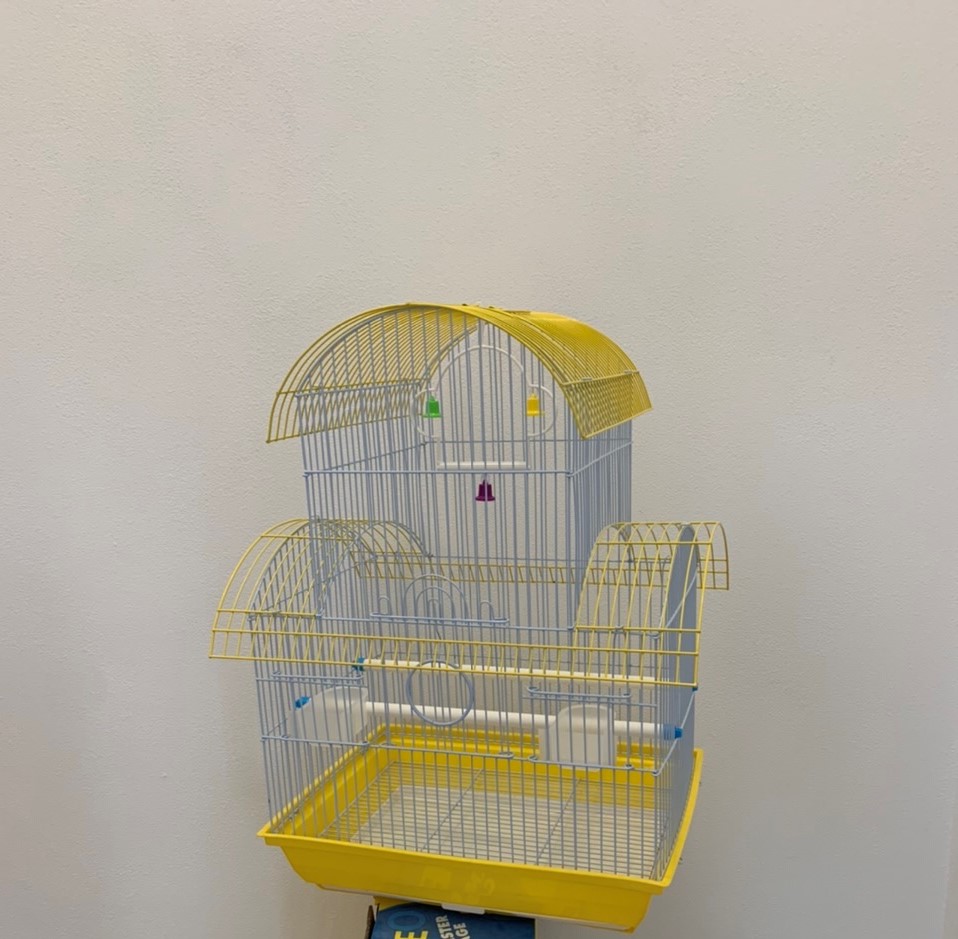 Rajen Lira klec pro papoušky žlutá 36x27x52cm