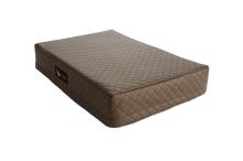 Orthopedic medical mattress for dog / cat I-pelisek ECO leather Brown