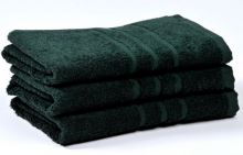 KLASIK STRIPE towel dark green