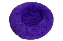 Rajen Komfy round cat bed, purple 50cm