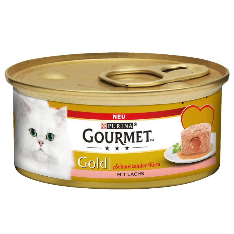 Gourmet Gold with delicious salmon filling 85g