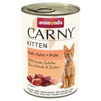 Animonda Carny Kitten telecí, kuřecí &amp; krutí 400g