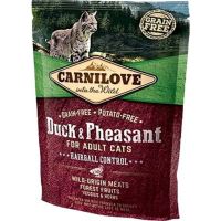 Carnilove Cat Duck &amp; Pheasant Adult Hairball Control 0,4kg