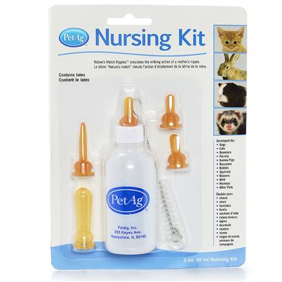 PetAg Nursing Kit sada pro kojení zvířat (láhev 60ml)