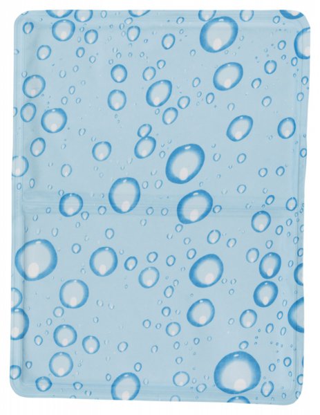 Cooling pad M for animals, bubble motif 50x40cm, blue