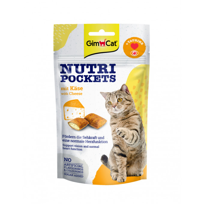GimCat Nutri Pockets with cheese 60g