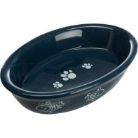 Trixie ceramic bowl oval 0.2l 15x10cm