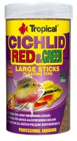Tropical Cichlid Red &amp; Green Large Sticks 250ml (75g)