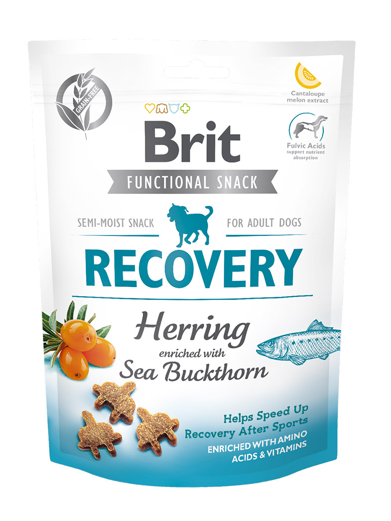 Brit snack Recovery herring & sea buckthorn 150g