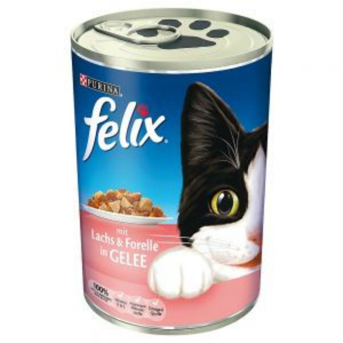 Felix canned salmon and trout in jelly 400 g