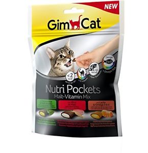 GimCat Nutri Pockets Malt-Vitamin Mix 150g