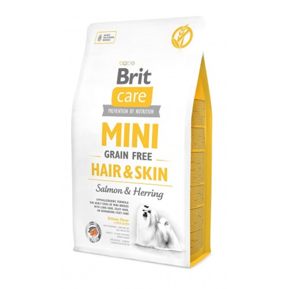 Brit Care Mini Grain-Free Hair & Skin Salmon & Herring 0,4kg