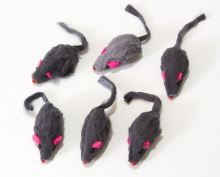 Tommi mice dark gray 6pcs